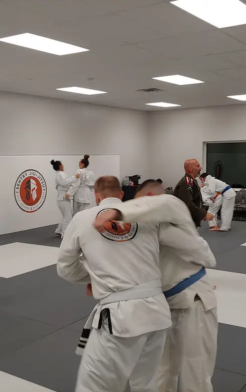 Adult Brazilian Jiu-Jitsu class at Sentry Jiu-Jitsu